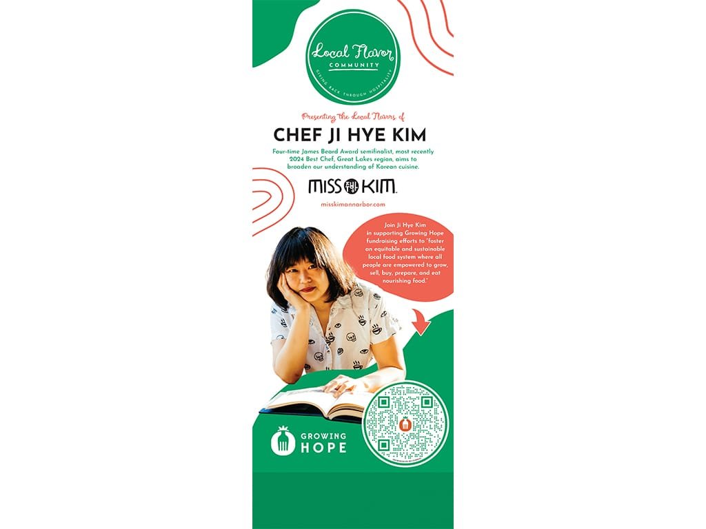 Local Flavor banner featuring Chef Ji Hye Kim of Miss Kim
